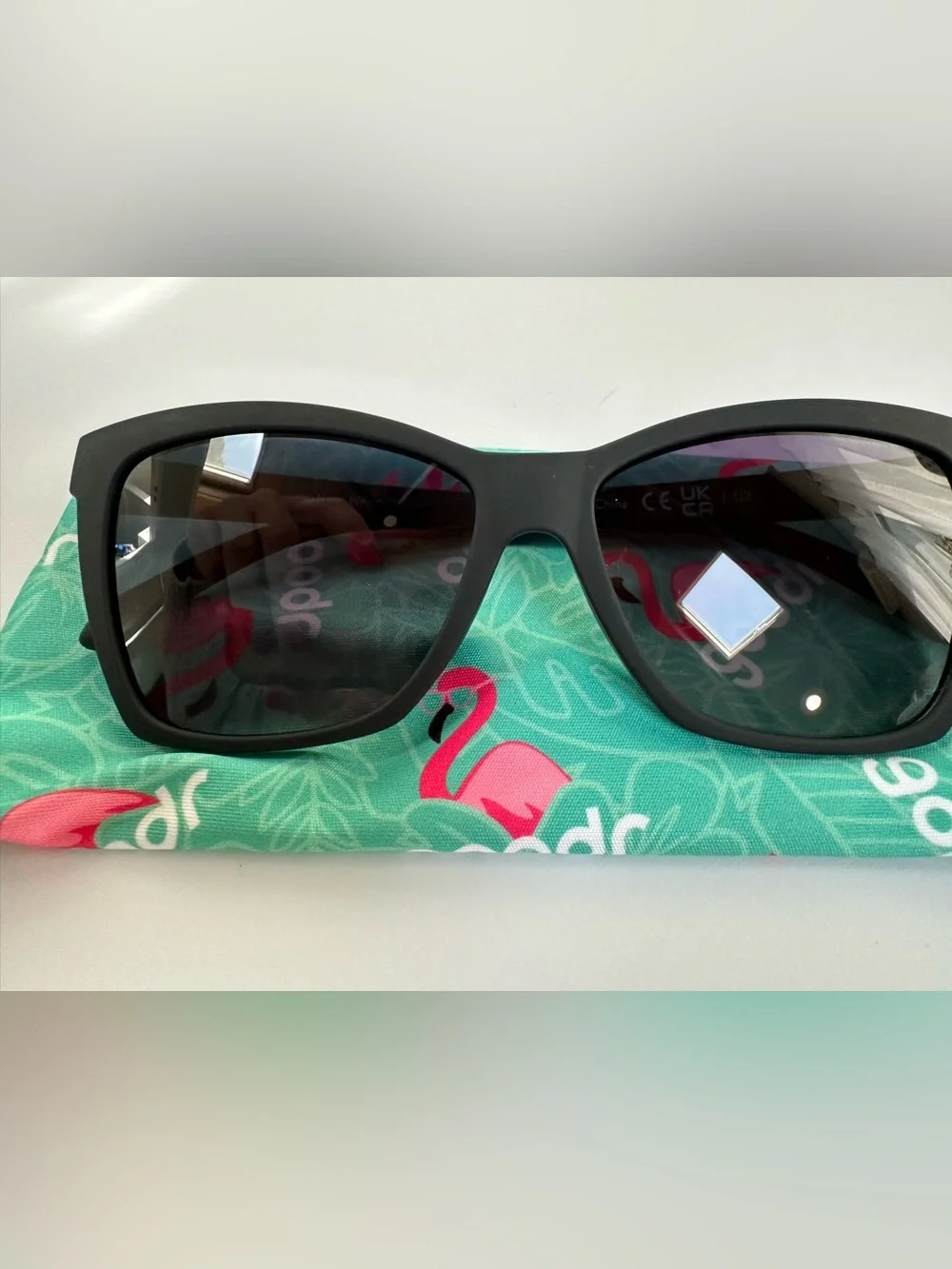Goodr Black matte Sunglasses with Dark Lenses